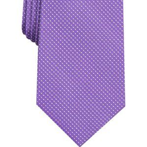 NWT  CLUB ROOM LOCKLIN SILK BLEND MICRO DOT tie